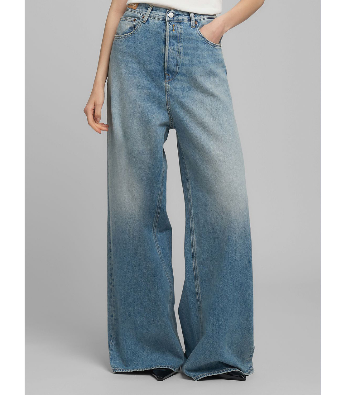 バギーフィットMARGOTTリサイクルインディゴデニム 詳細画像 ライトブルー 2